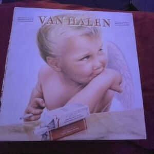 Warner Bros. Van Halen Vinyl Record - Red and White Cover